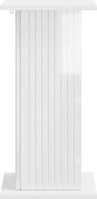 vidaXL Βάση φυτών Γυαλιστερό Λευκό 30,5 x 30 x 60,5 εκ