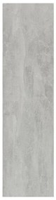 vidaXL Βιβλιοθήκη/Έπιπλο TV Γκρι Σκυροδέματος 36x30x114 εκ Επεξ. Ξύλο