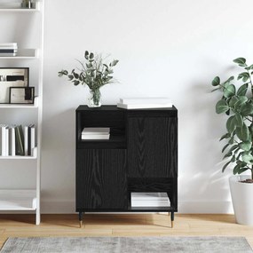 vidaXL Πλαϊνό γραφείο Μαύρη Οξυά 60 x 35 x 70 cm