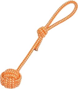 Παιχνίδι σκύλου σχοινί με μπάλες - 33cm - 12pcs - 550532