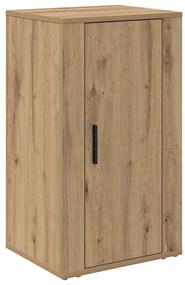 vidaXL Πλαϊνό γραφείο artisan δρυς 40 x 33 x 70 εκ. Επεξεργασμένο ξύλο