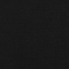 vidaXL Κρεβάτι Boxspring με Στρώμα Μαύρο 120x190 εκ. Υφασμάτινο