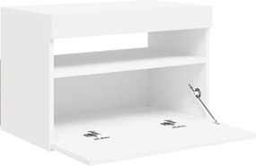vidaXL Έπιπλο Τηλεόρασης με LED Λευκό 60 x 35 x 40 εκ.