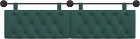 vidaXL Κρεμαστό Κεφαλάρι Σκούρο Πράσινο Ύφασμα