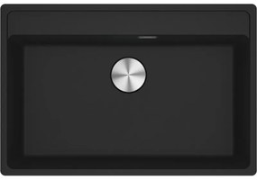 Franke Maris Bowl MRG 610-72 TL Matt Black Γρανιτένιος Νεροχύτης 80cm