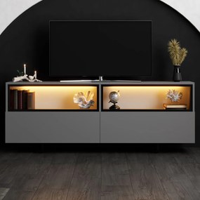 Έπιπλο Τηλεόρασης Ανθρακί CUZEDE 180x32x67