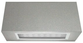 Απλίκα Φωτιστικό Τοίχου LED 1,6W Διπλής Κατεύθυνσης Γκρι 9-705964 Lumen-9-705964-Γκρι 9-705964