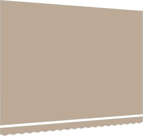 vidaXL Ύφασμα αντικατάστασης τέντας Μπεζ 430 x 345 εκ. Πολυεστέρας