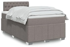 ΚΡΕΒΑΤΙ BOXSPRING ΜΕ ΣΤΡΩΜΑ TAUPE 120X200 ΕΚ. ΥΦΑΣΜΑΤΙΝΟ 3289346