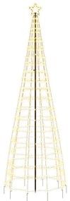 vidaXL Χριστουγεννιάτικο δέντρο LED με καρφιά 570 LED Ζεστό Λευκό