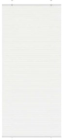 vidaXL Πλισέ περσίδα Λευκό 90x200 cm Πλάτος υφάσματος 89,4 cm