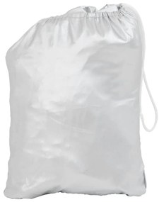 vidaXL Ημικουκούλα Αυτοκινήτου με Γάντζους Ασημί L