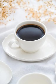 Stewehome Σετ πορσελάνιων φλιτζανιών τσαγιού για 6 άτομα Λευκό