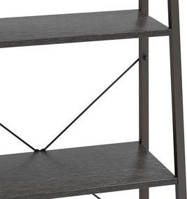 vidaXL Ραφιέρα Όρθια 3 Επιπέδων Μαύρη 56 x 35 x 108 εκ.