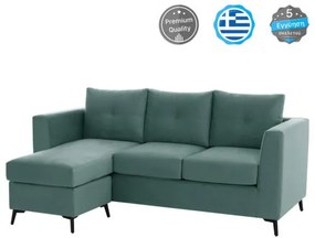 ΚΑΝΑΠΕΣ ΓΩΝΙΑ ΑΝΑΣΤΡΕΨΙΜΗ PONZA ΥΦΑΣΜΑ ΑΛΕΚΙΑΣΤΟ ΜΕΝΤΑ 200x140x88Υεκ. HM3251.07