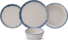 Dinner Set (24 Pieces) Roundy - Blue White
Blue