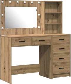 vidaXL Τραπέζι περιποίησης 2 pcs Καφέ 78.5 x 41 x 135 εκ
