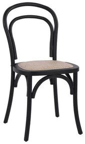 Καρέκλα Βιέννης Aliyah Black HM8644.02 45x54x89 εκ. Wood, Mat
