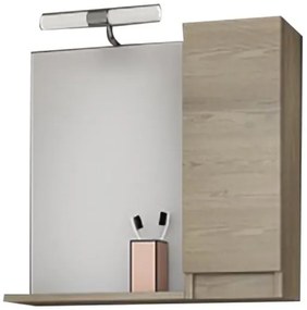 Καθρέπτης κρεμαστός Drop Senso 65-Φυσικό-Δεξιά