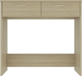 vidaXL Γραφείο Χρώμα Sonoma Δρυς 80 x 40 x 75 εκ. από Επεξ. Ξύλο
