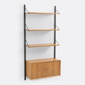 Ραφιέρα τοίχου με 1 ντουλάπι, Quilda