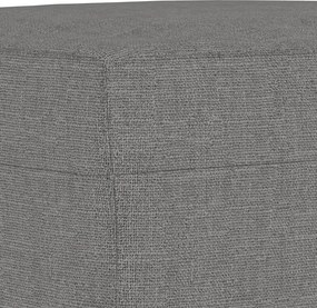 vidaXL Πάγκος Σκούρο Γκρι 100x35x41 εκ. Υφασμάτινος