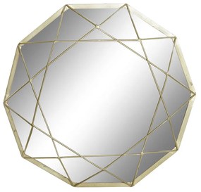 Τοίχο καθρέφτη DKD Home Decor Χρυσό 50 x 5 x 52 cm