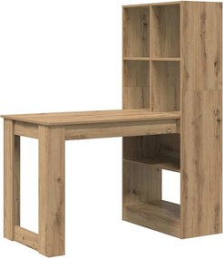 vidaXL Γραφείο Artisan Oak Επεξεργασμένο ξύλο 122 x 67 x 145 εκ.