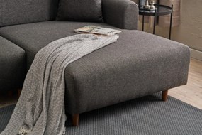 Corner Sofa-Bed Mane Right - Anthracite Anthracite