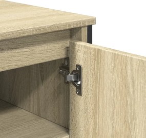 vidaXL Ντουλάπι Νιπτήρα Μπάνιου Sonoma Δρυς 91x35x60 εκ. Επεξ. Ξύλο