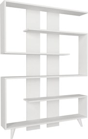 Βιβλιοθήκη Λευκό NOPON 120x20x162