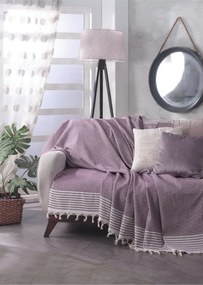 Stewehome Ριχτάρι καναπέ από βαμβάκι χακί 180x200 cm