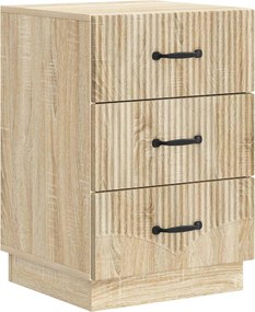 vidaXL Κομοδίνο Sonoma Δρυς 43 x 41 x 63,5 εκ. Επεξεργασμένο Ξύλο
