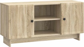 vidaXL Ντουλάπι TV 102 x 34,5 x 50 εκ. Sonoma Δρυς Επεξεργασμένο Ξύλο