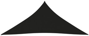 Πανί Σκίασης Τρίγωνο Μαύρο 4 x 5 x 5 μ. από Ύφασμα Oxford - Μαύρο
