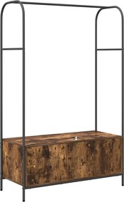 vidaXL Ράφι Ρούχων Καφέ δρυς 100 x 44 x 160 εκ Επεξεργασμένο ξύλο