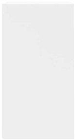 Παπουτσοθήκη Λευκή 60x34x63,5 εκ. από Επεξεργασμένο Ξύλο - Λευκό