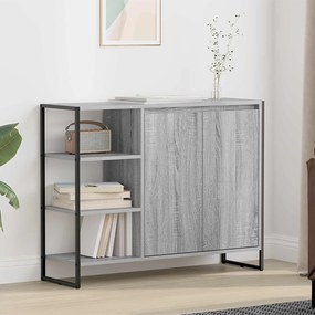 vidaXL Βοηθητικό ντουλάπι Γκρίζο Σονομα 96.5 x 30 x 75 εκ