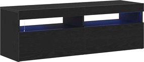 vidaXL Ντουλάπι TV Μαύρη Οξυά 120 x 35 x 40 εκ. Επεξεργασμένο ξύλο