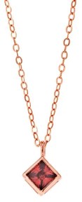 Μενταγιόν Senza Silver 925 Rose Gold Plated