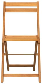 vidaXL Καρέκλες Bistro Πτυσσόμενες 6 τεμ. Μασίφ Ξύλο Ακακίας