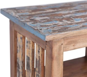 vidaXL Κομοδίνο 41 x 30 x 50 εκ. από Μασίφ Ξύλο Μαόνι