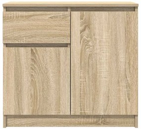 Συρταριέρα με Συρτάρια Sonoma Δρυς 71x35x65 εκ. από Επεξ. Ξύλο - Καφέ