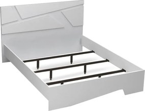 Κρεβάτι Efes Megapap χρώμα λευκό 160x200εκ.