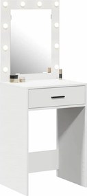 vidaXL Τραπέζι περιποίησης Λευκό 50 x 41 x 135 εκ Επεξεργασμένο Ξύλο