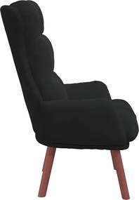 vidaXL Πολυθρόνα Μαύρο 69 x 74 x 93 εκ. Βελούδο