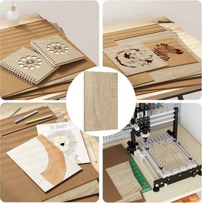 vidaXL Διακοσμητικά Πάνελ 50 τμχ. Δρύς Sonoma 40 x 60 x 0.27 εκ