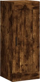 vidaXL Ντουλάπι Καπνιστή δρυς 34,5x34x180 εκ. από Επεξεργασμένο Ξύλο