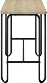 vidaXL Τραπεζαρία 100 x 50 x 75 cm Επεξεργασμένο Ξύλο Sonoma Δρυς