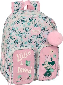 Σχολική Τσάντα Minnie Mouse Minty Ροζ 28 x 34 x 10 cm